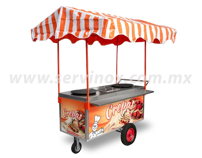 Carrito Para Crepas Doble Termico